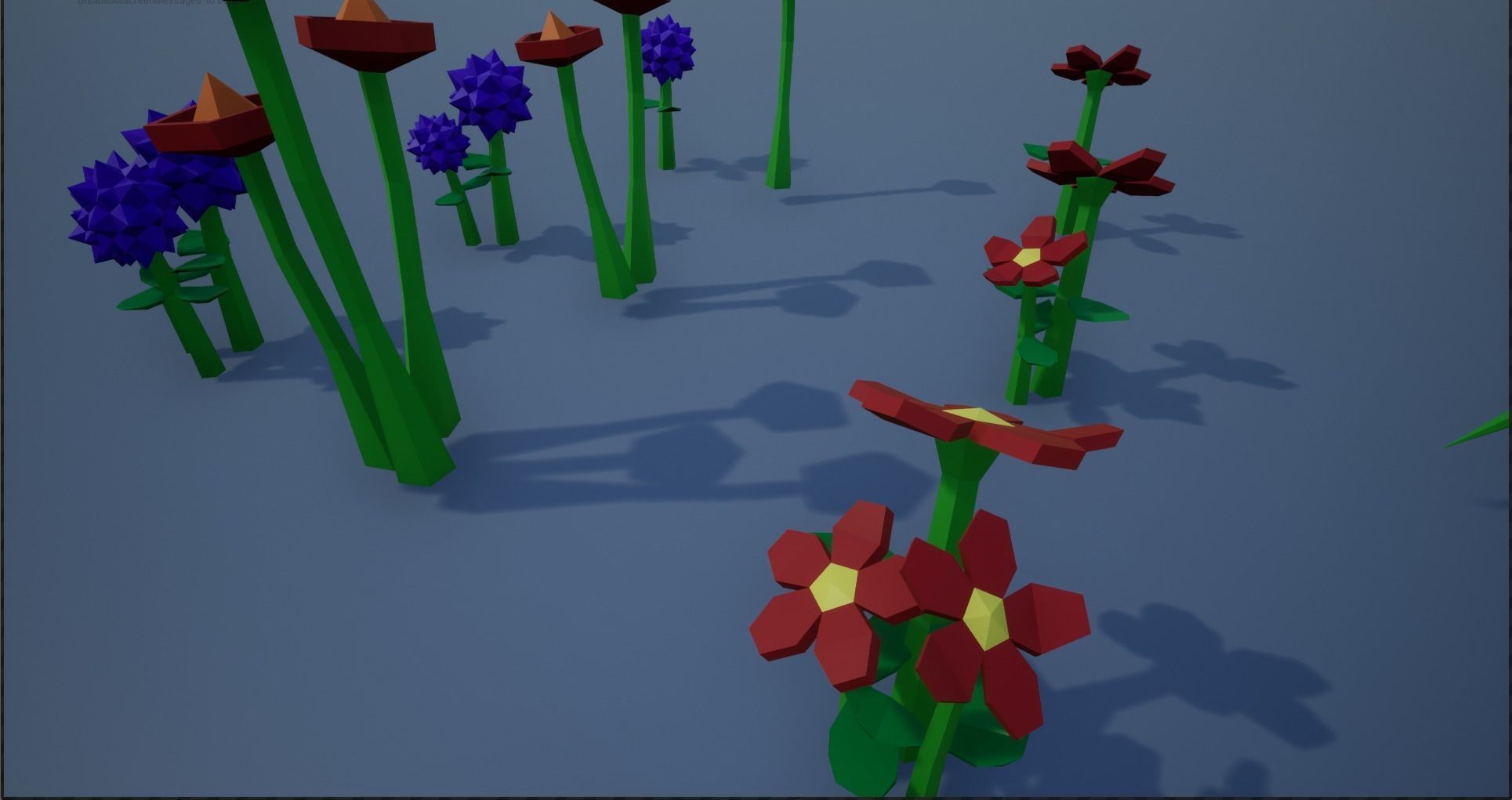 Lowpoly Polygon Grass and Plants  Low-poly 3D model_14