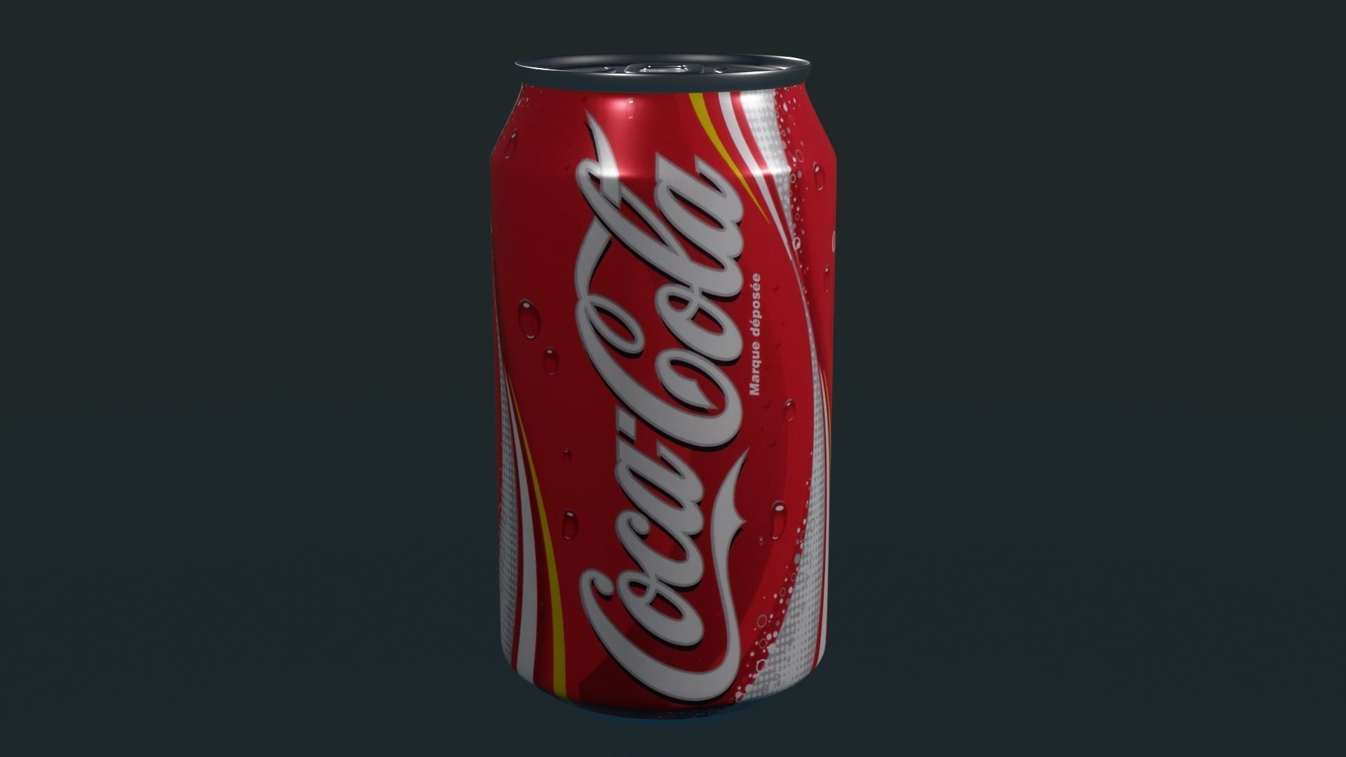 Coca Cola can Free 3D model_2