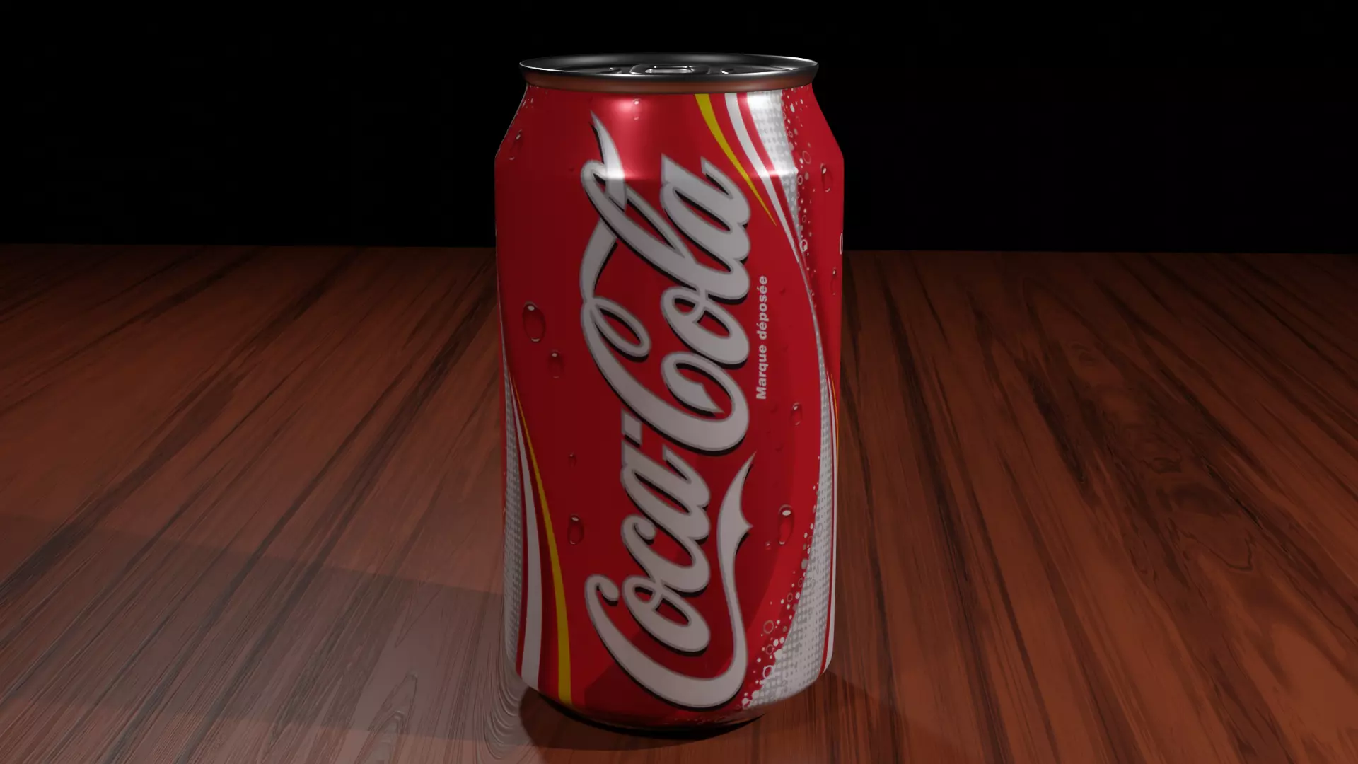 Coca Cola can Free 3D model_0