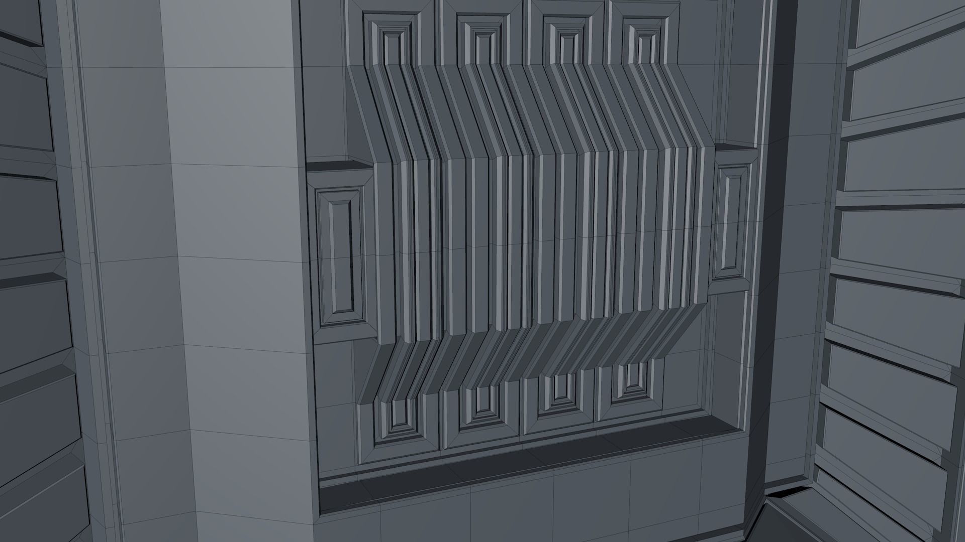 Sci Fi Corridor 3D model_10