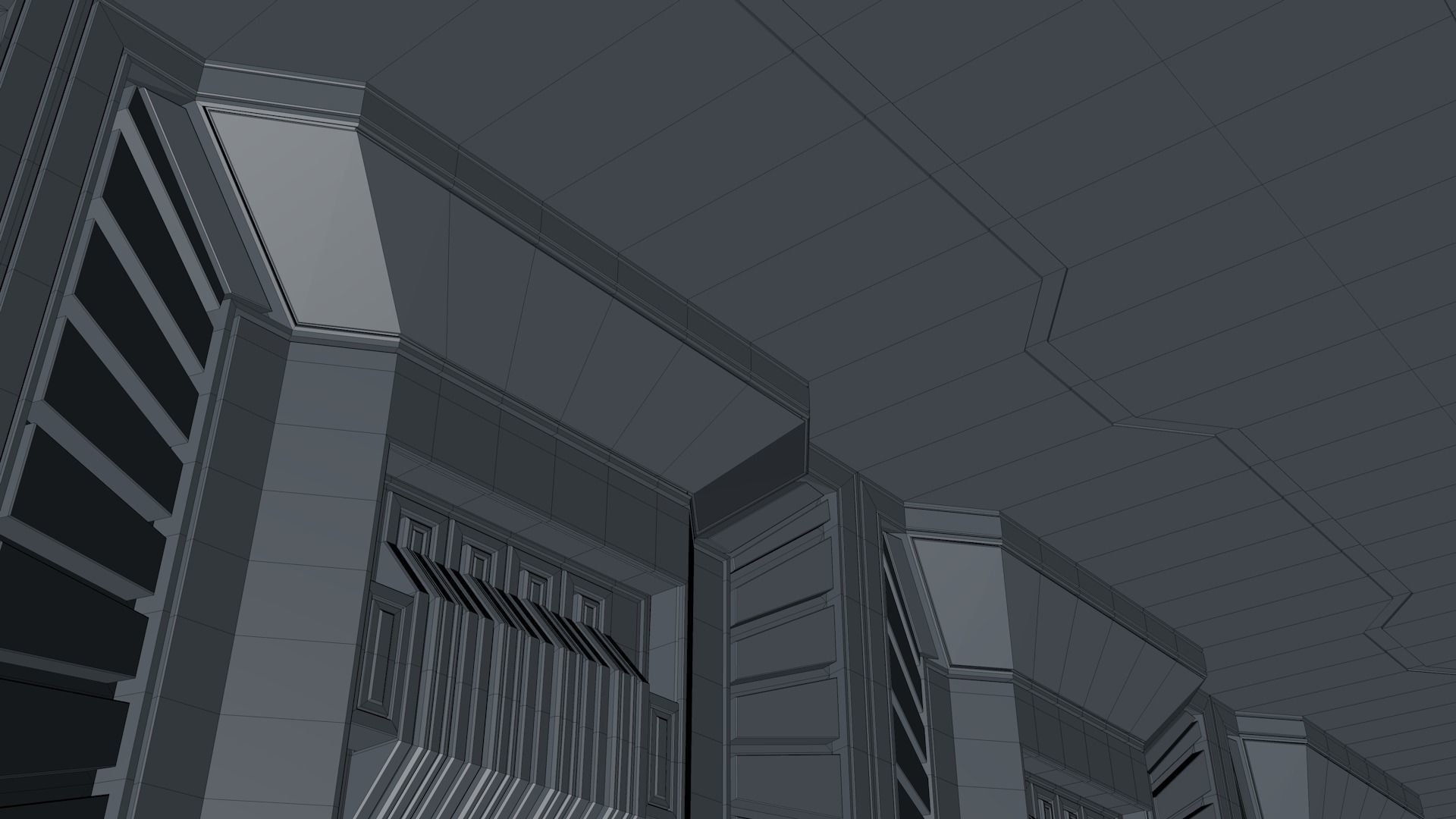 Sci Fi Corridor 3D model_11