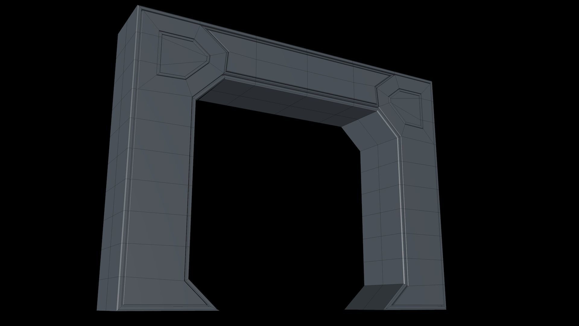 Sci Fi Corridor 3D model_13