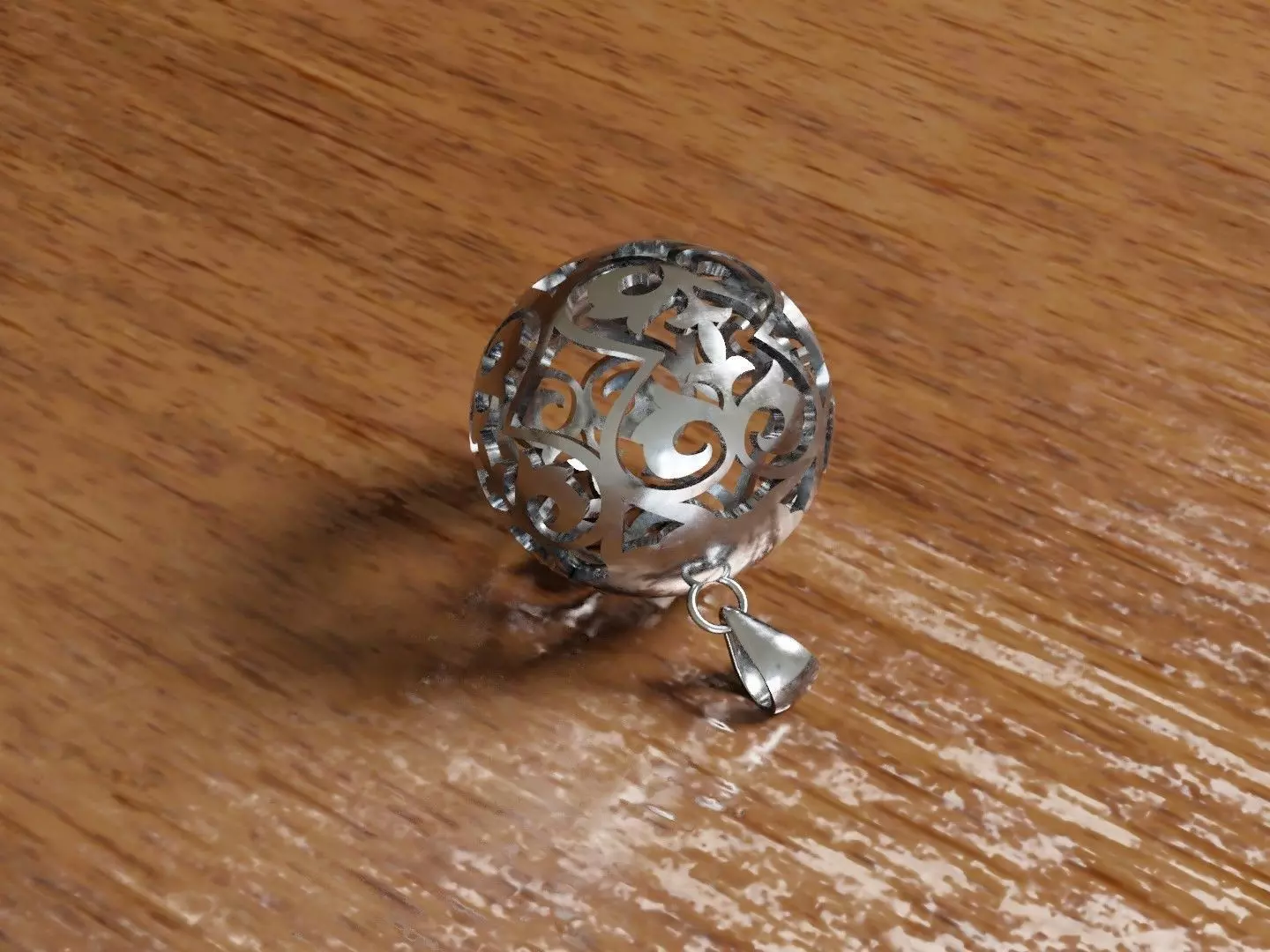 Ornamente Sphere Pendant 3d model Rhino3d Free 3D model