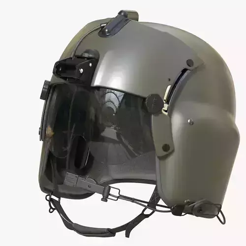 Pilot Helmet Gentex HGU 56P 3D model