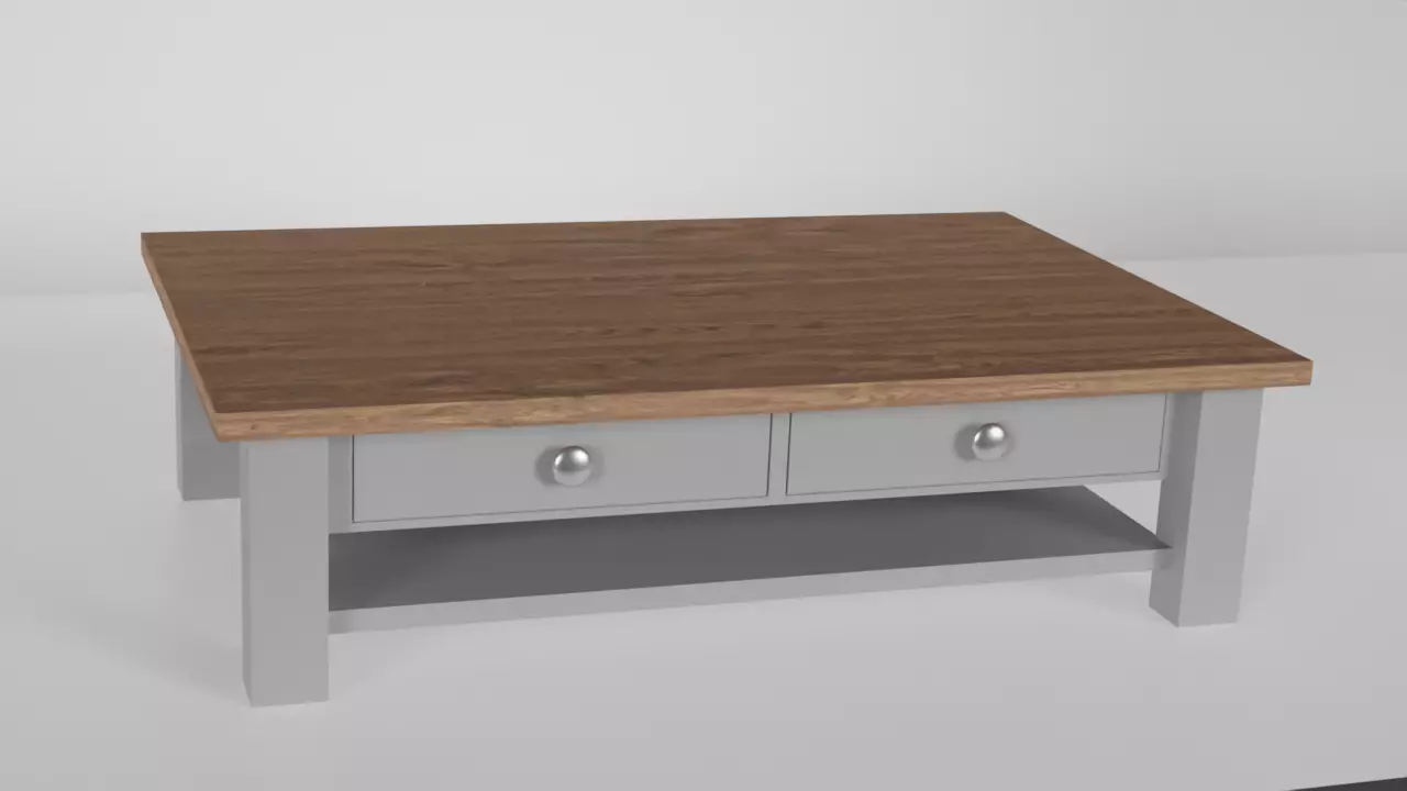 Coffee table 3D model_0