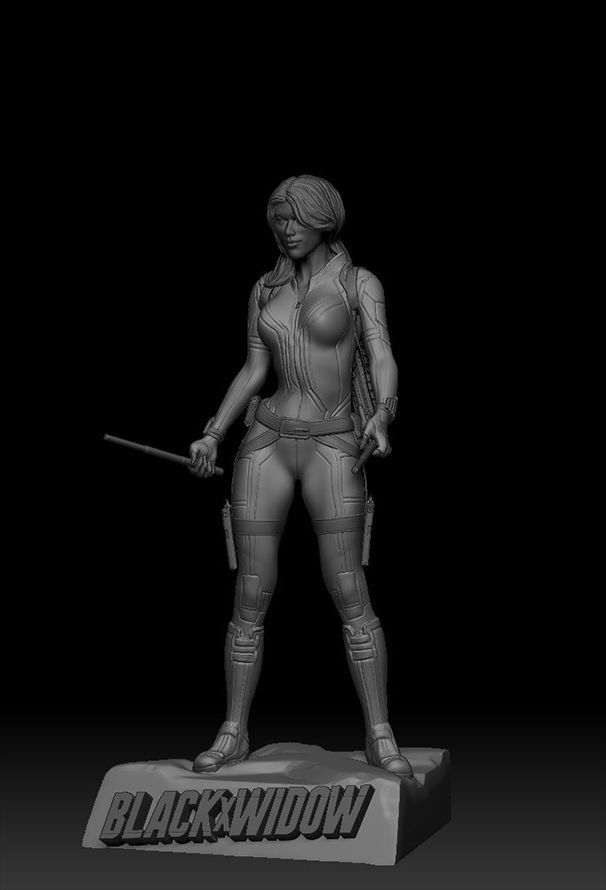 Black Widow 2020 3D print model_4