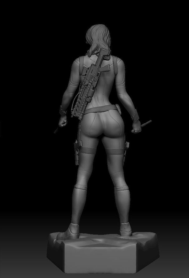 Black Widow 2020 3D print model_5