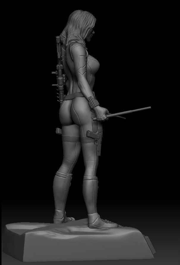 Black Widow 2020 3D print model_6