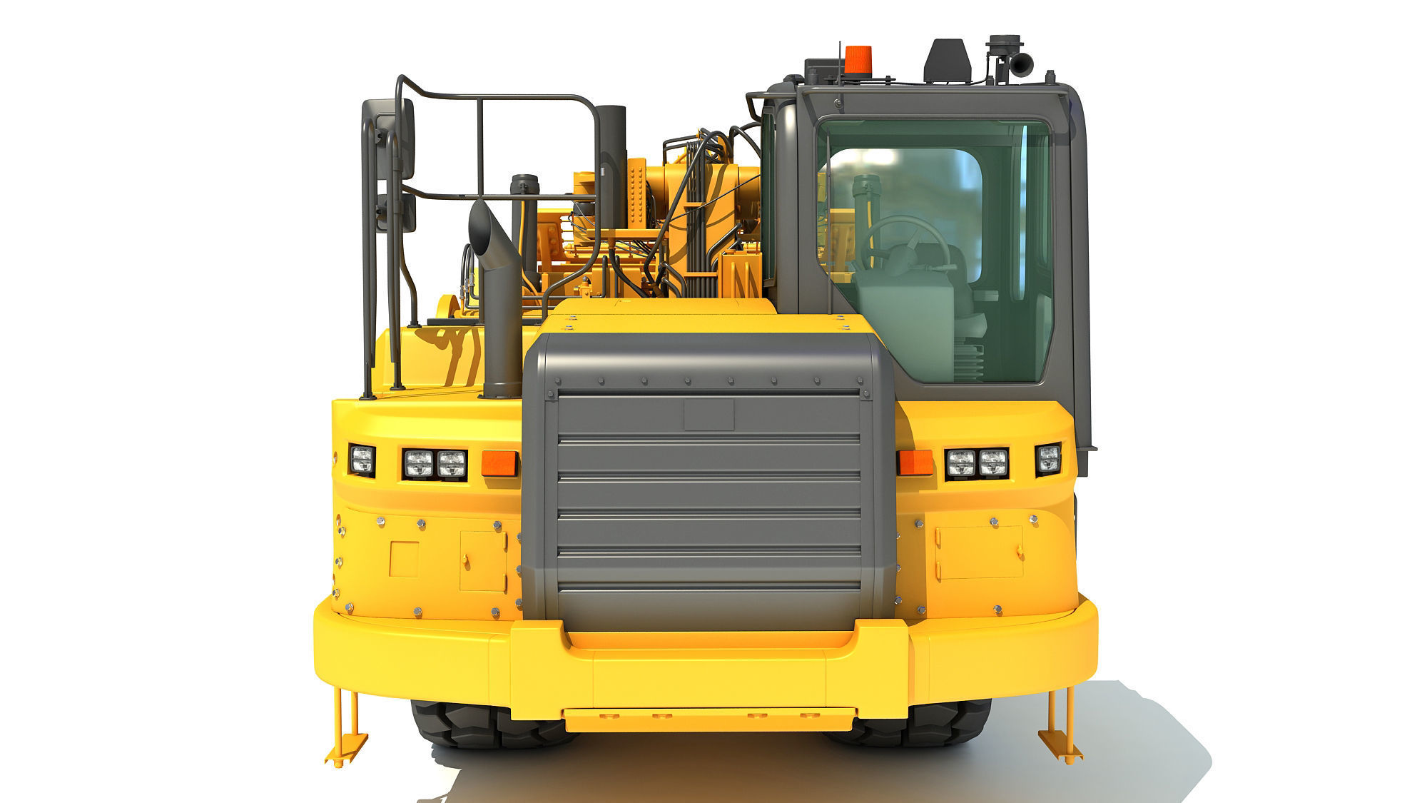 Tractor Scraper 3D model_10