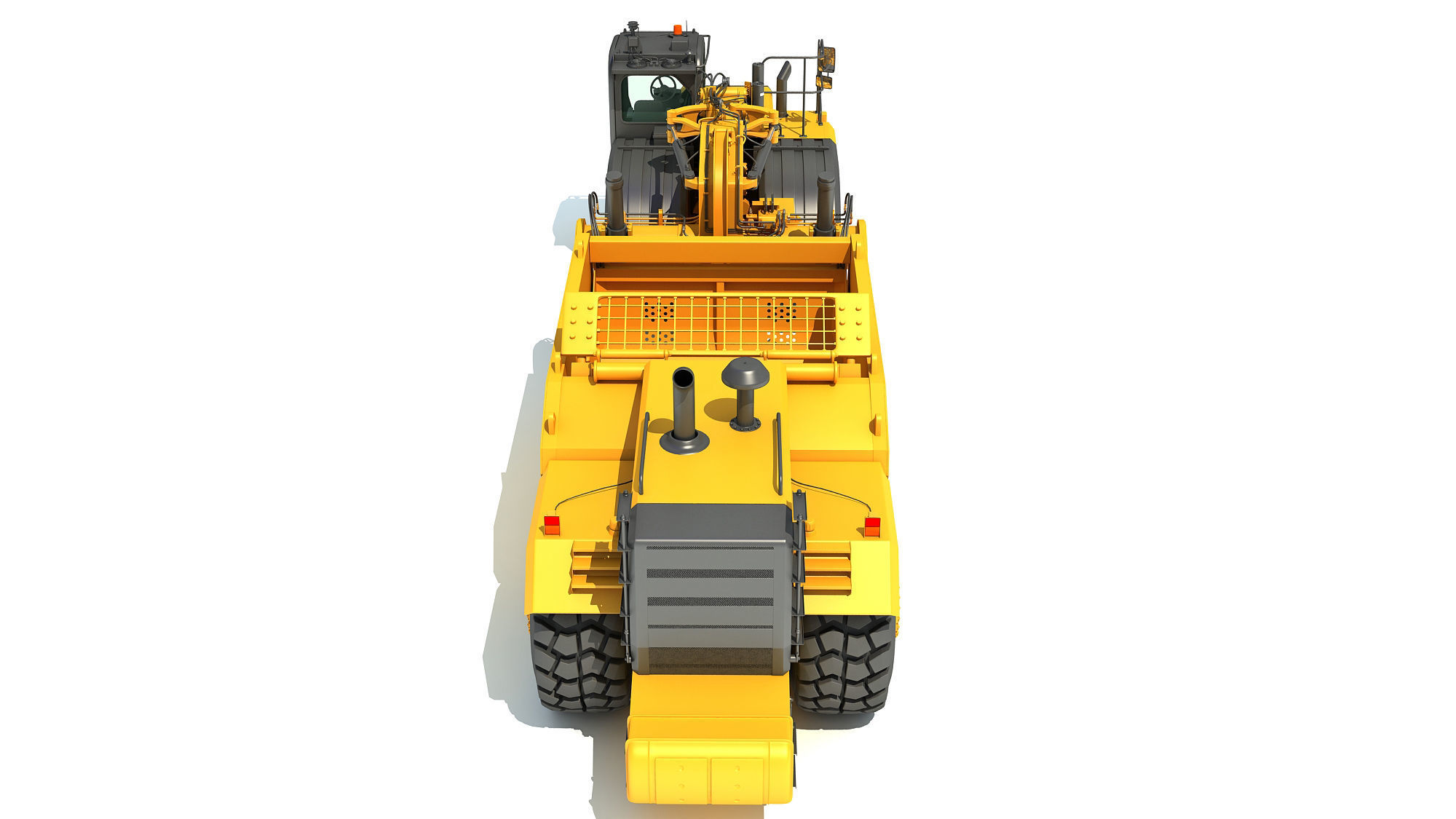 Tractor Scraper 3D model_5
