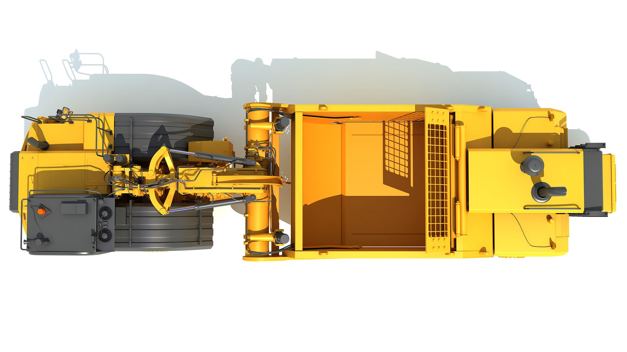 Tractor Scraper 3D model_12