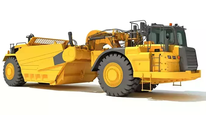 Tractor Scraper 3D model