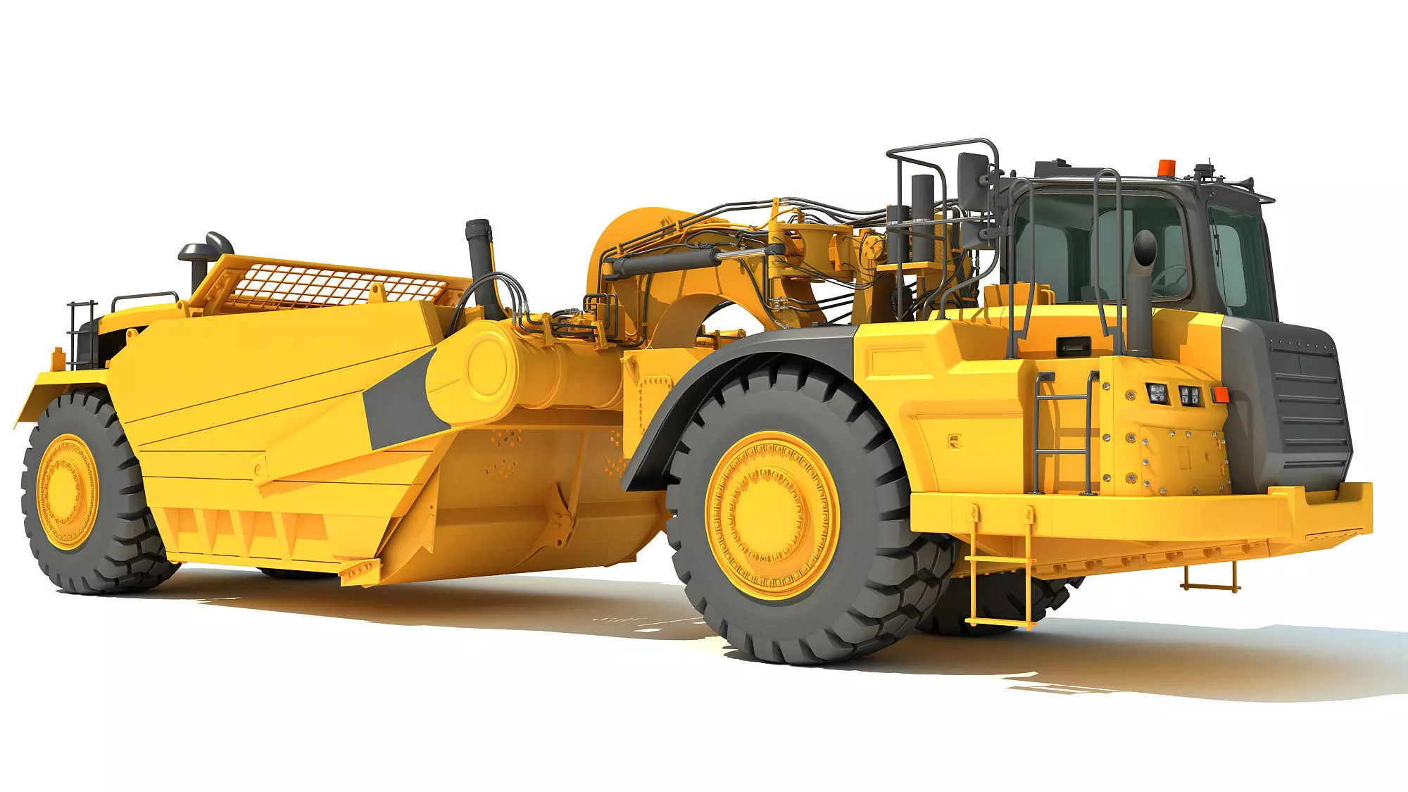 Tractor Scraper 3D model_0