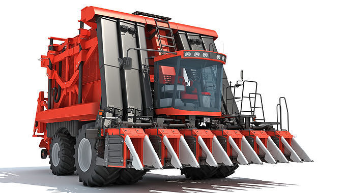 Cotton Picker 3D model