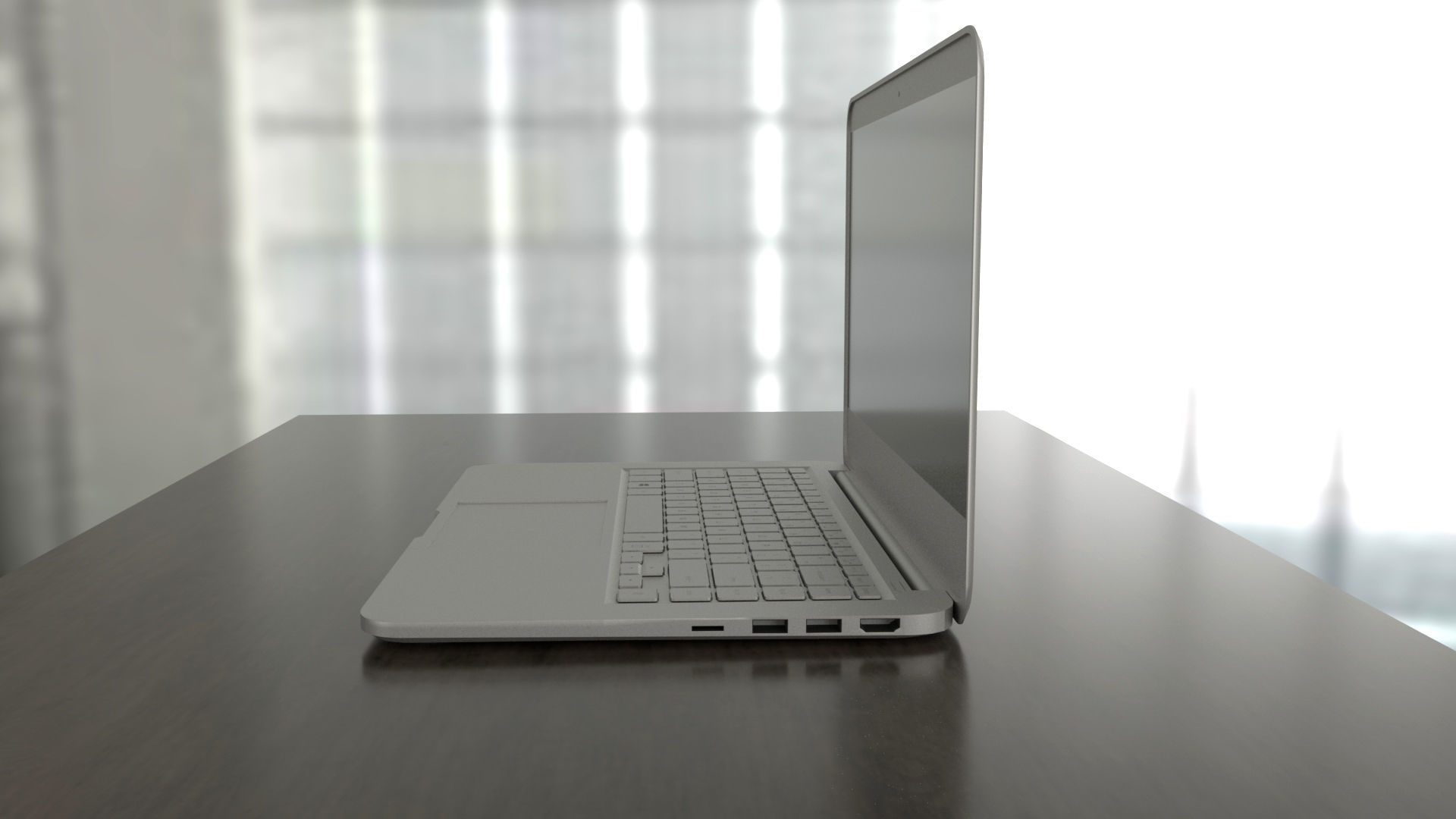  Generic aluminum laptop 3D model_18