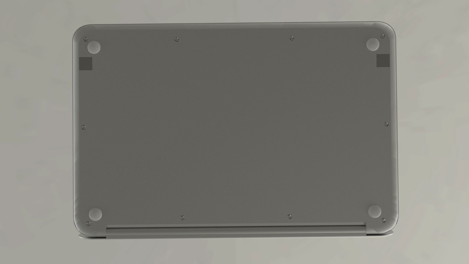  Generic aluminum laptop 3D model_14