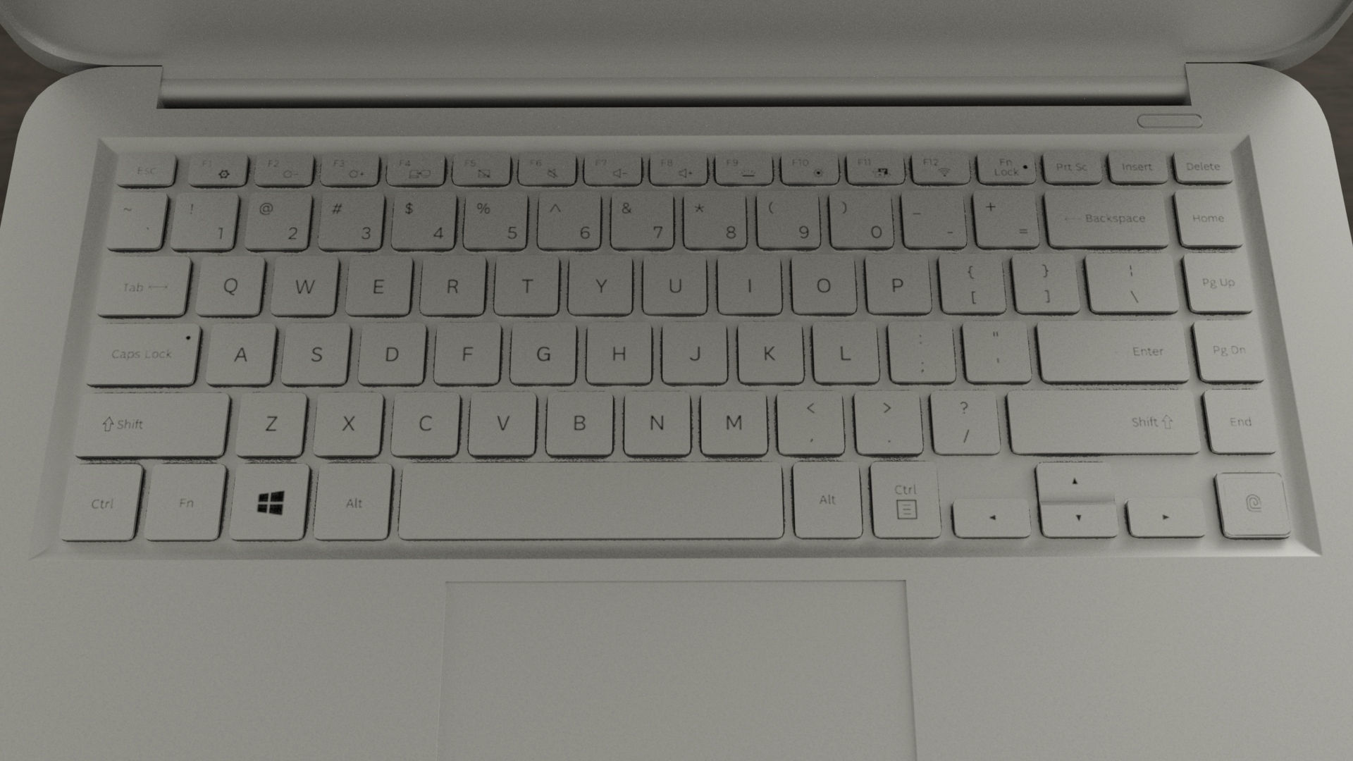  Generic aluminum laptop 3D model_4