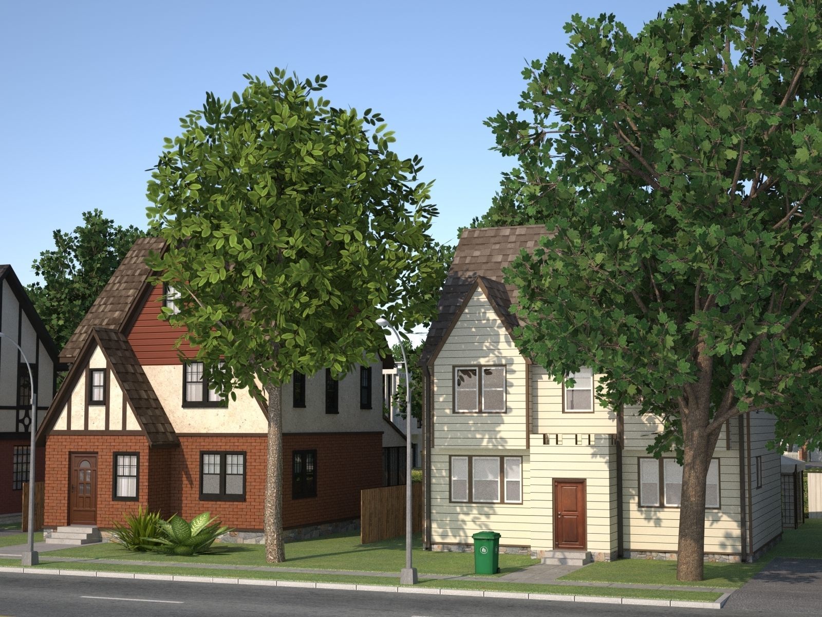 Suburb KC1 Low-poly 3D model_32