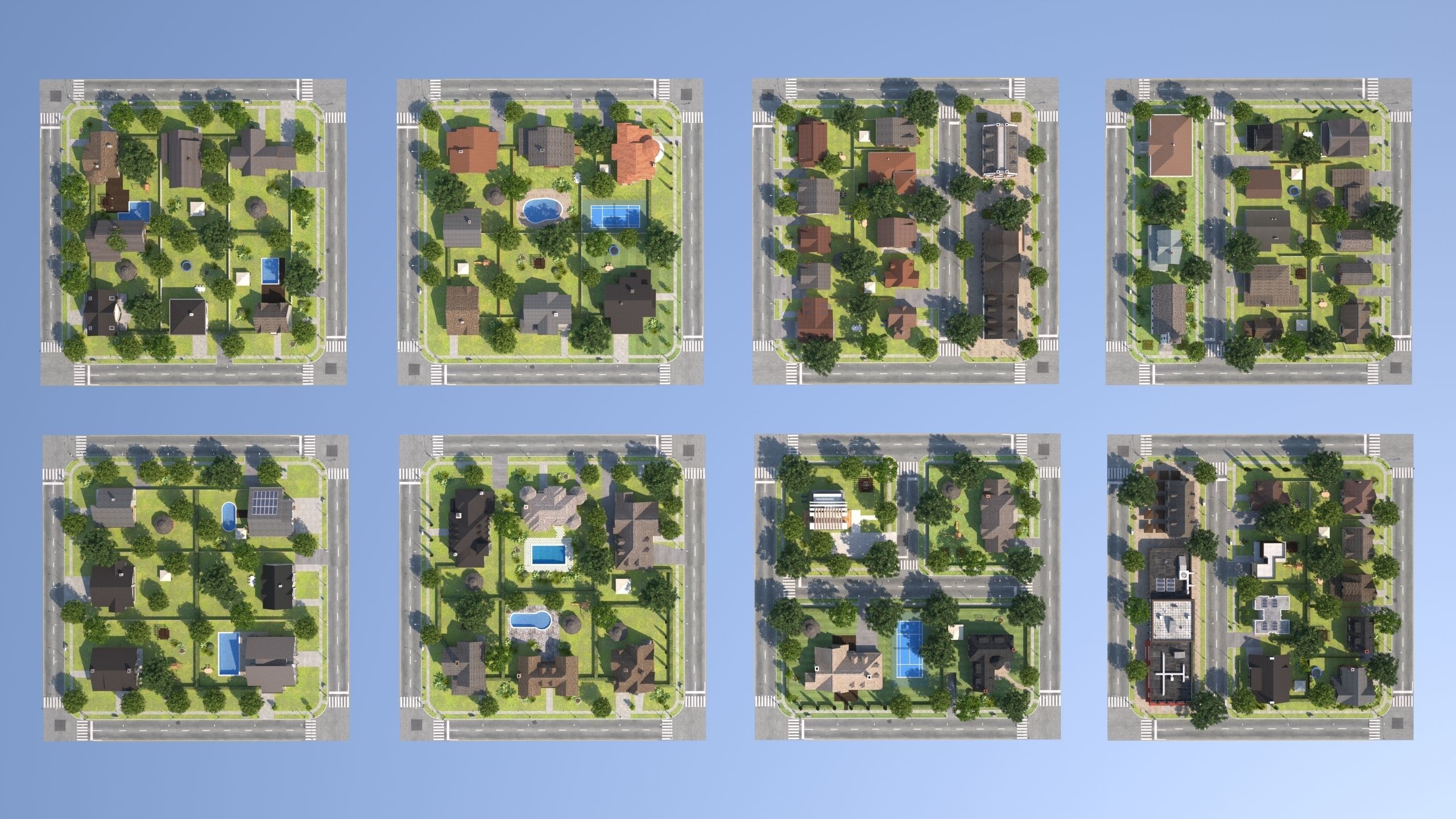 Suburb KC1 Low-poly 3D model_50