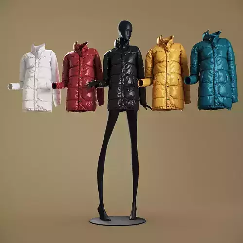 Mannequin6014 coll60 oversized puffer coat