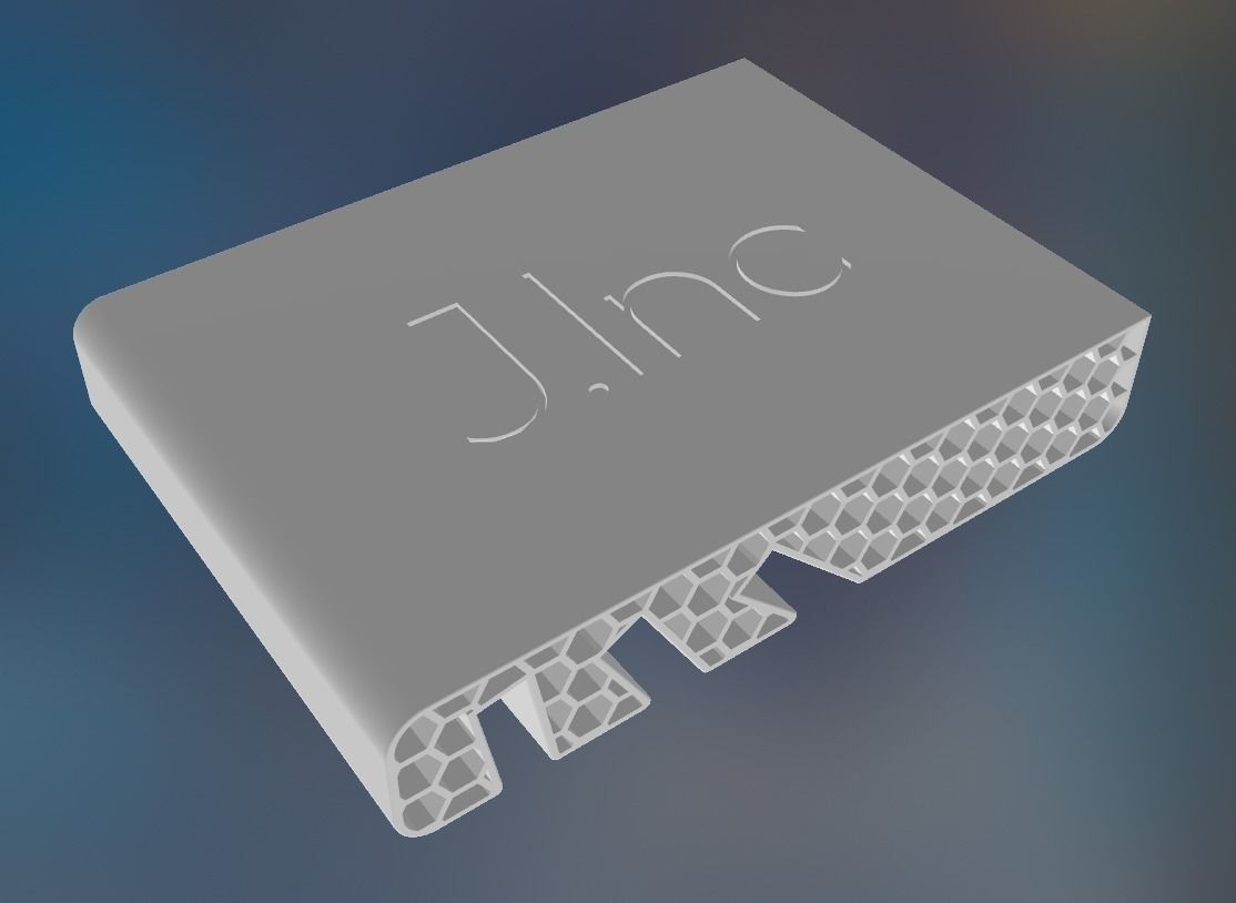 Honeycombed smartphone holder 3D print model_2