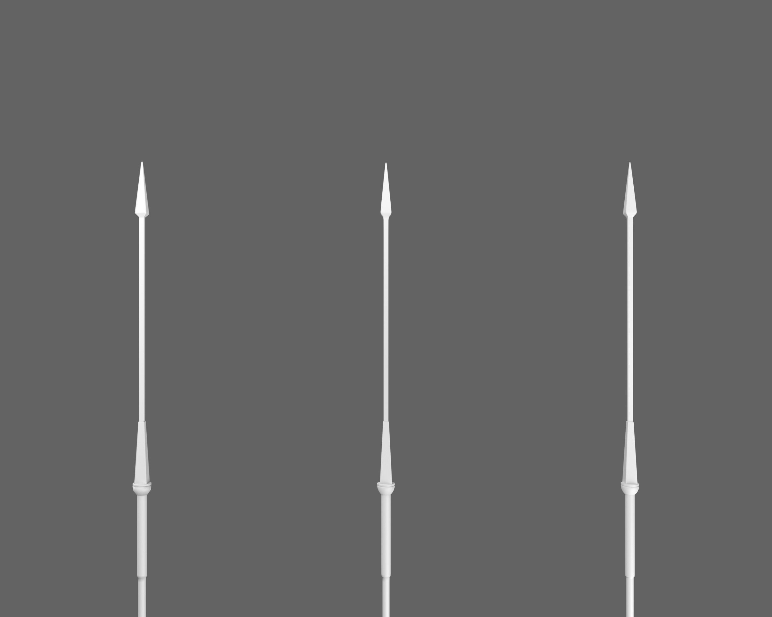 Ancient Roman Pilum Low-poly 3D model_3