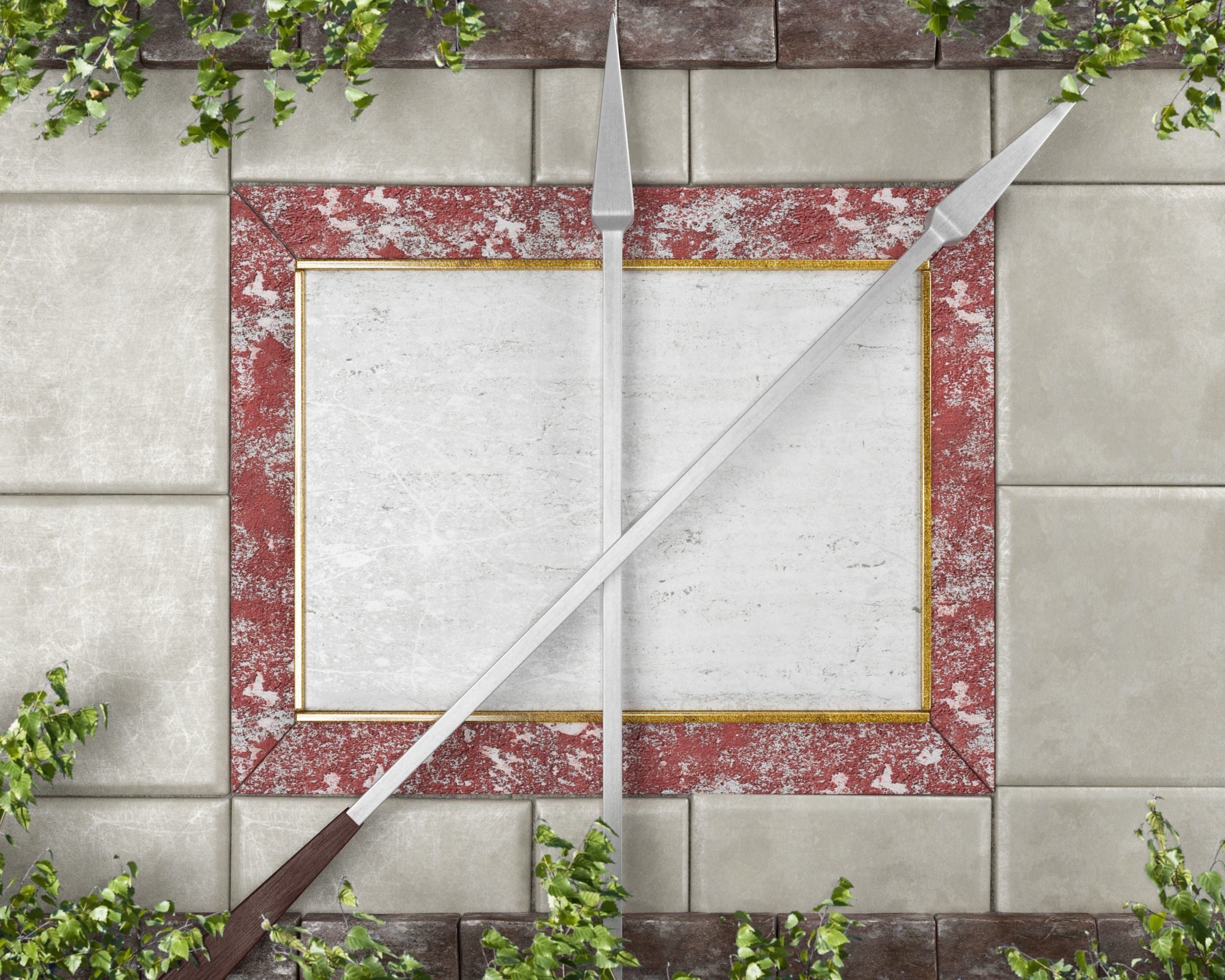 Ancient Roman Pilum Low-poly 3D model_18