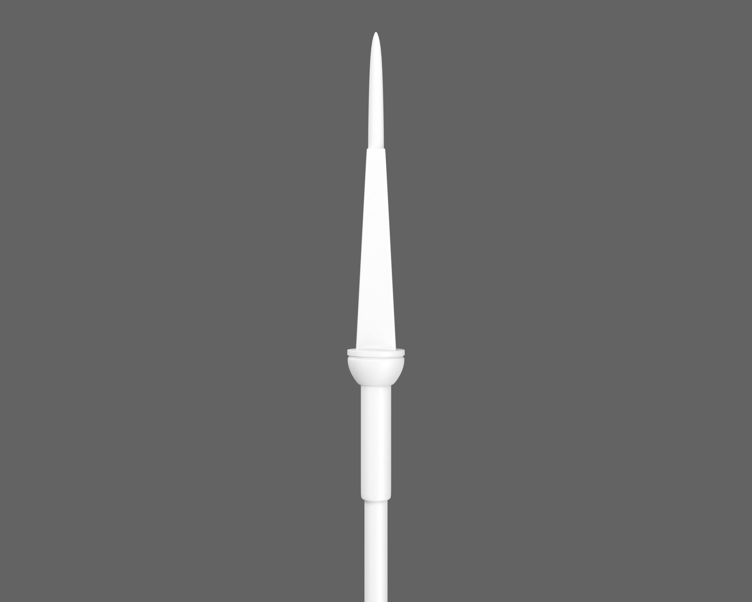 Ancient Roman Pilum Low-poly 3D model_15