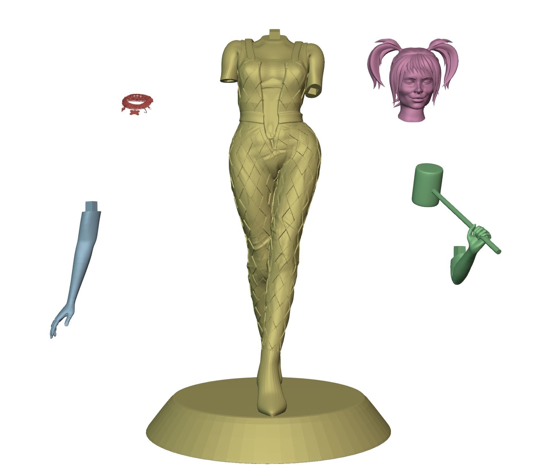 Harley Quinn - Bird Of Prey 3D print model_15