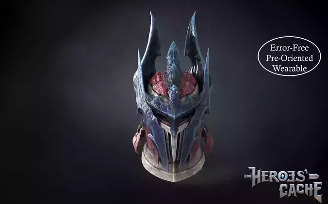Monster Hunter World Iceborne - Glavenus Beta Helmet 3D print model