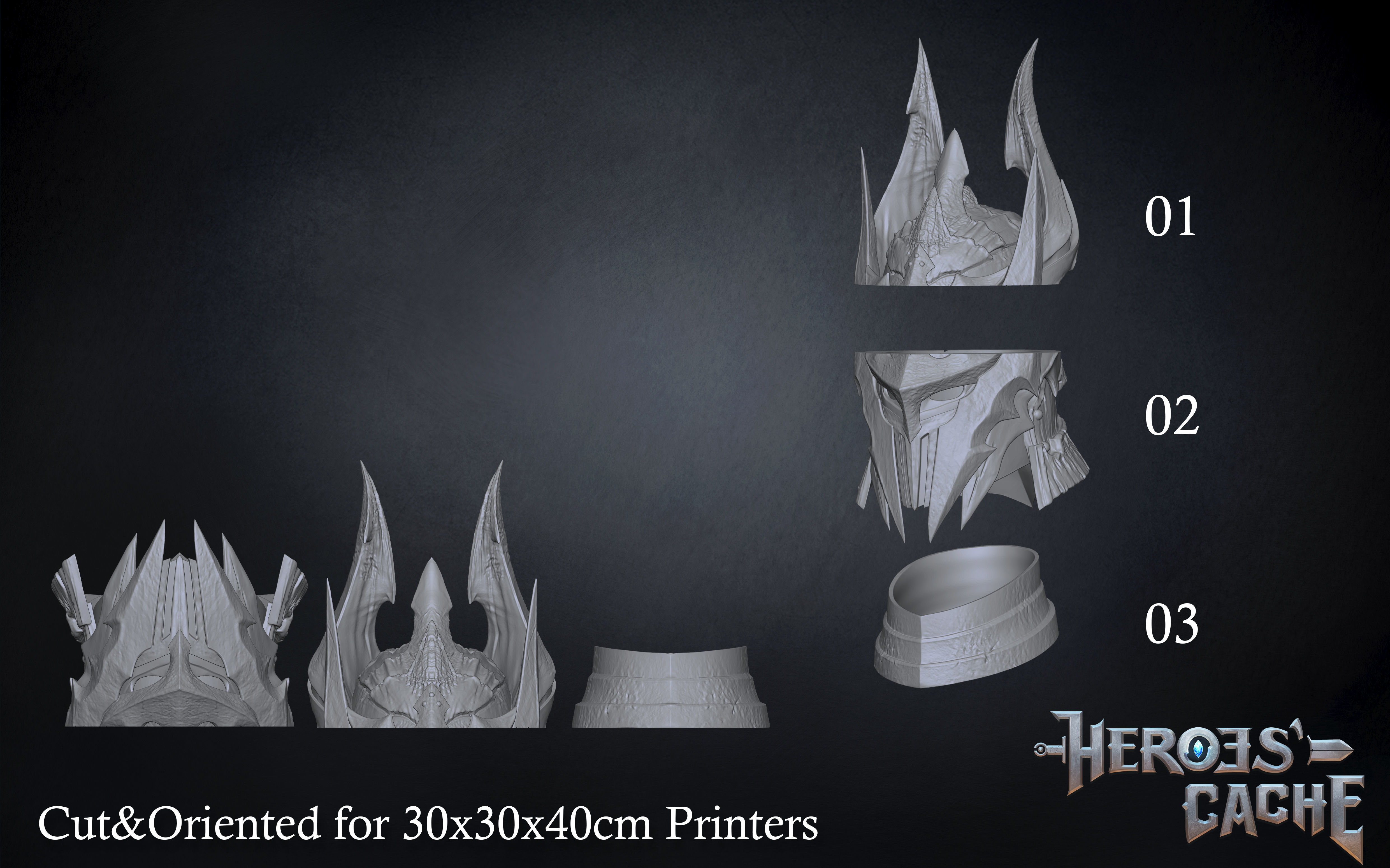 Monster Hunter World Iceborne - Glavenus Beta Helmet 3D print model_4
