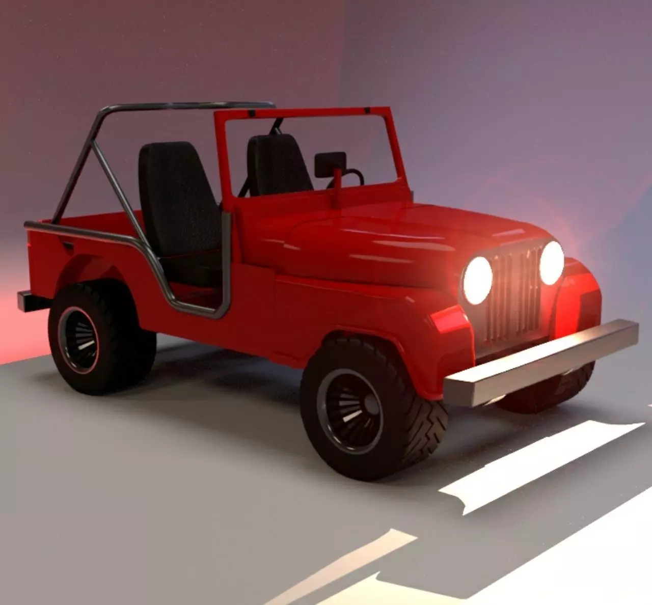 ceep cj-6 Low-poly 3D model