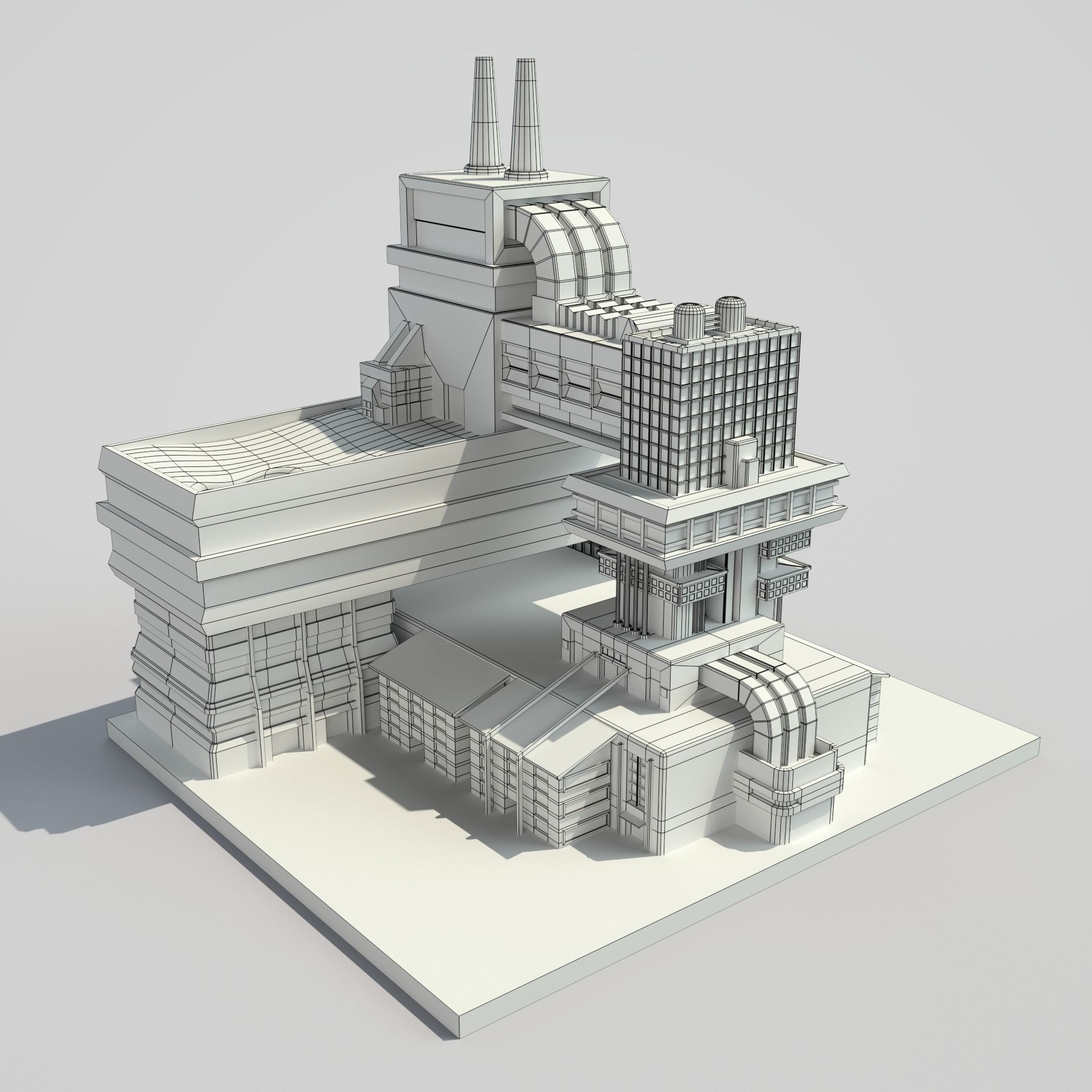 Future city 3D model_7