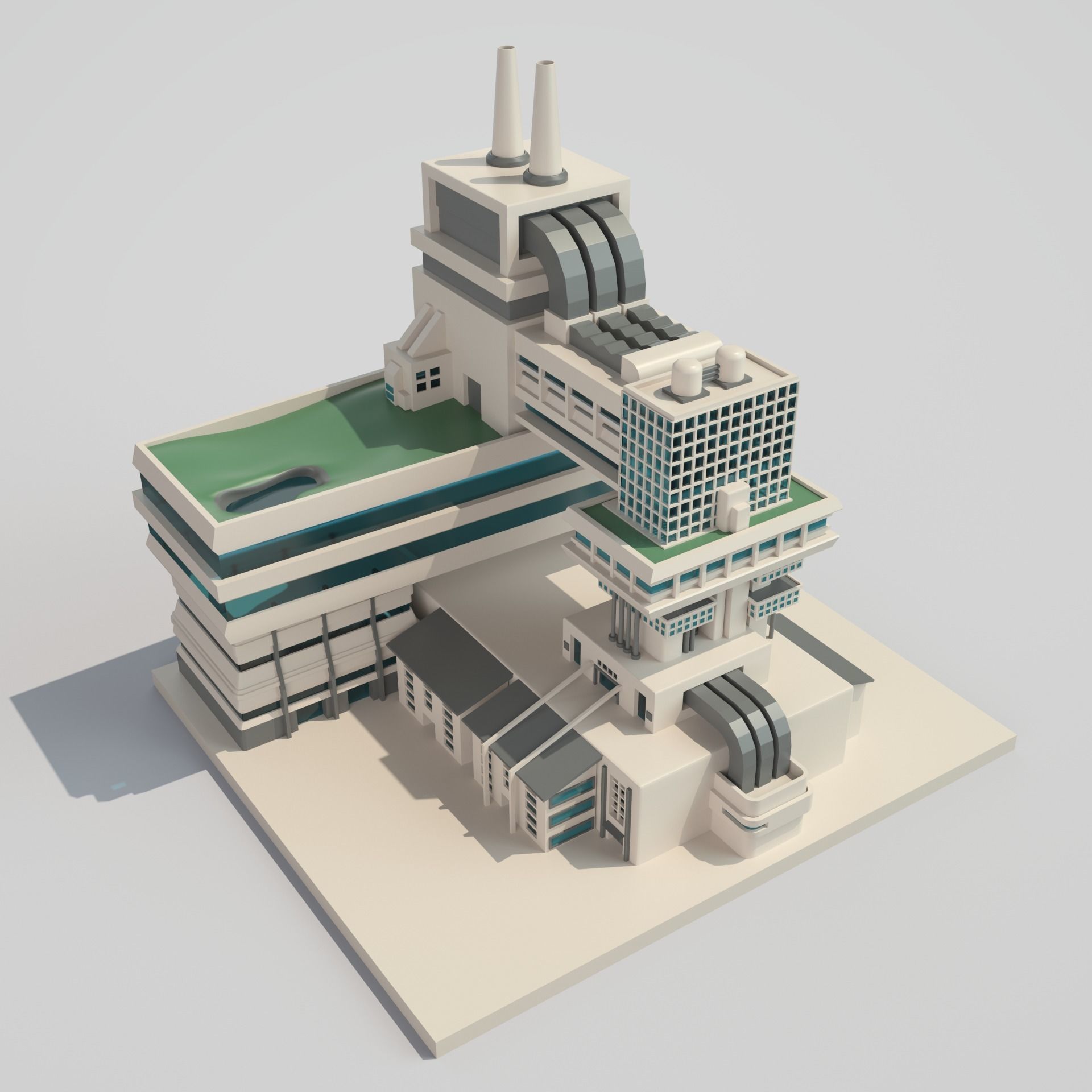 Future city 3D model_6
