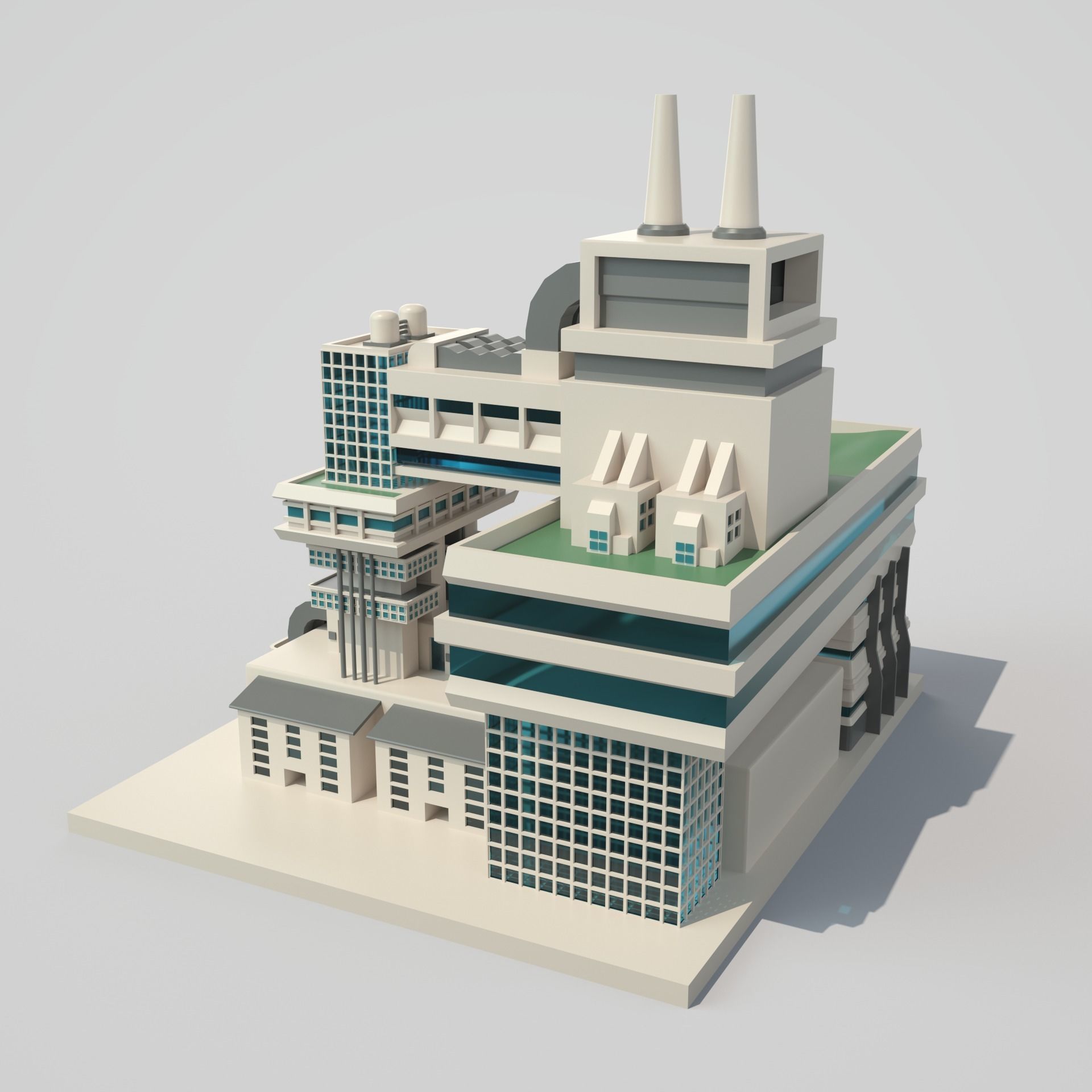Future city 3D model_4