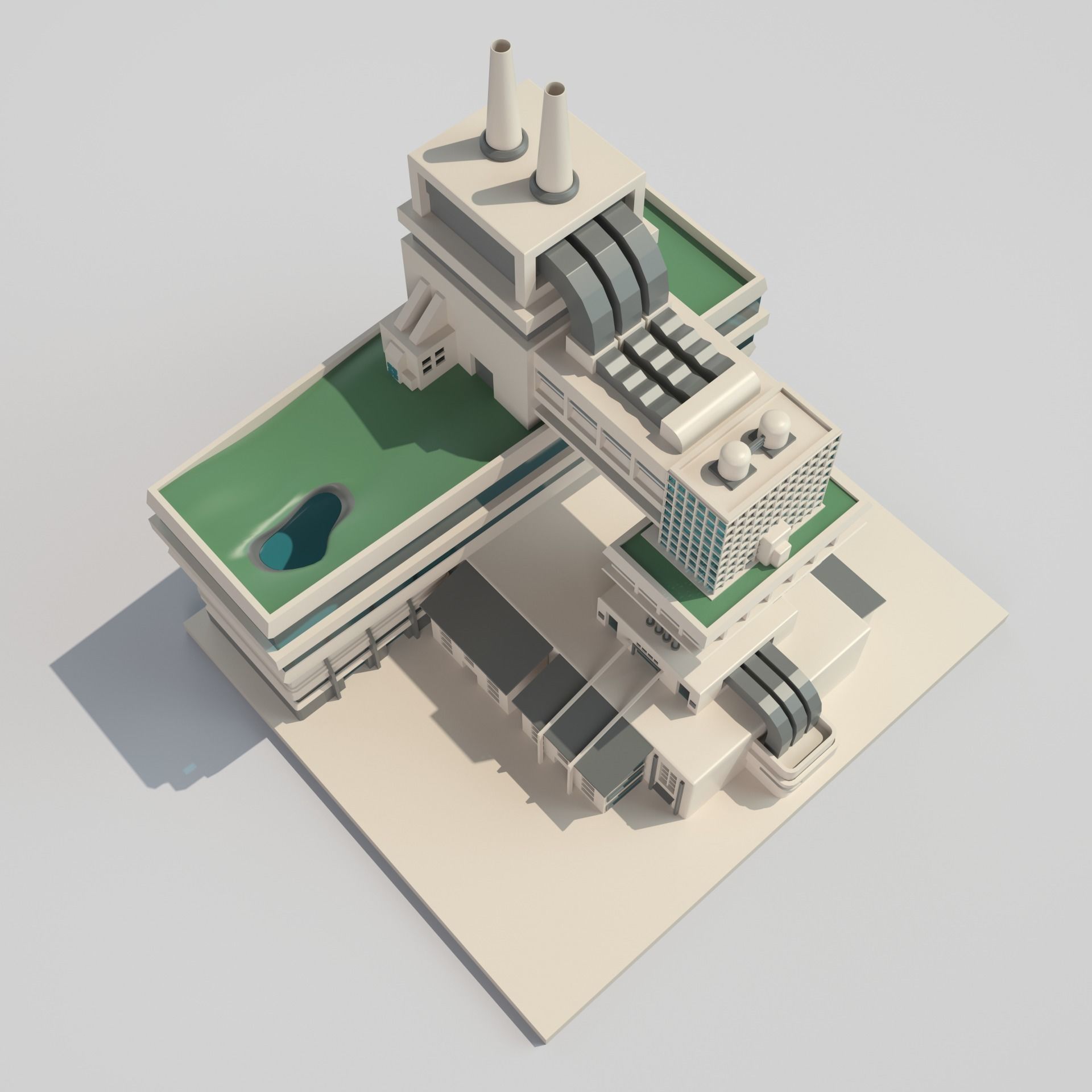 Future city 3D model_3