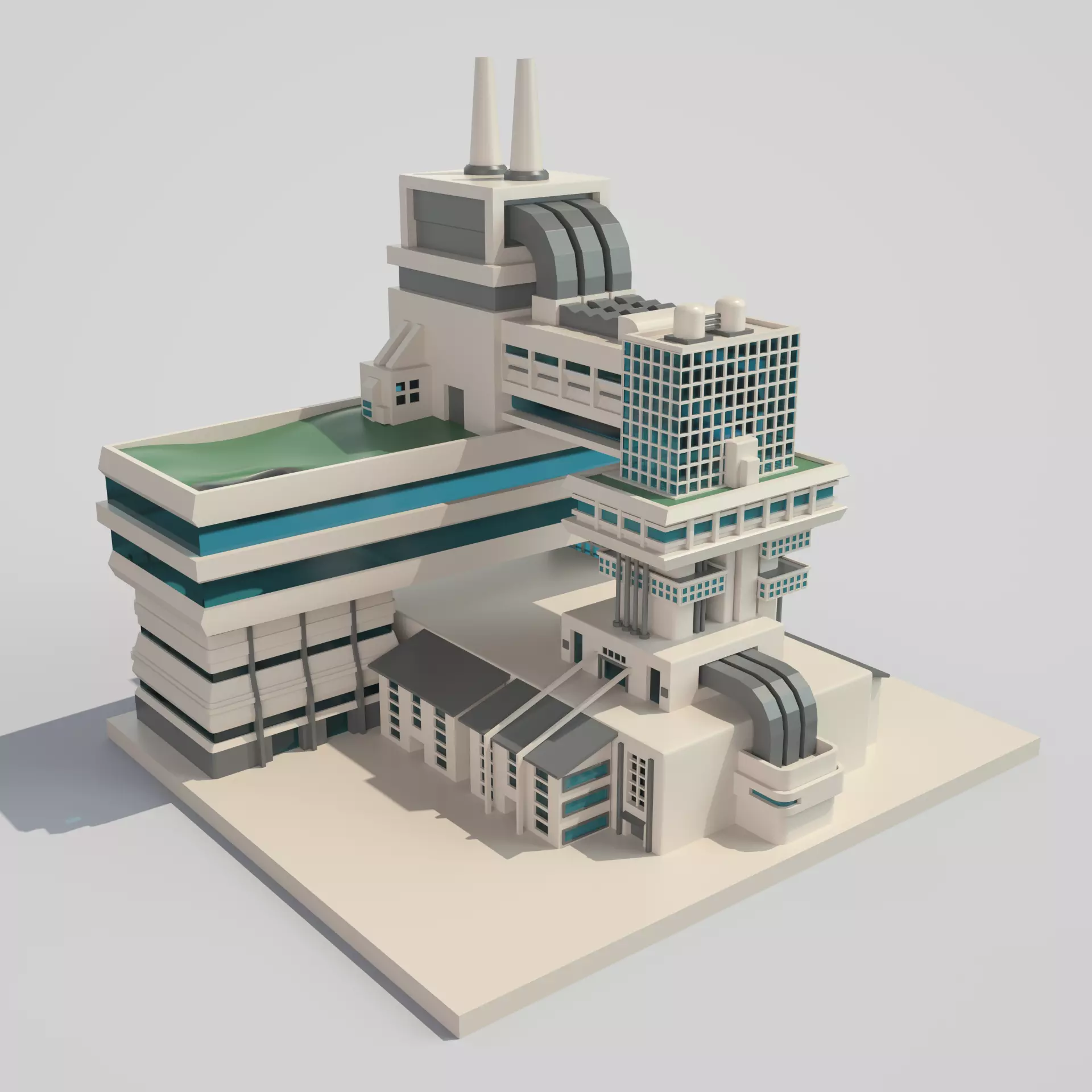 Future city 3D model_0