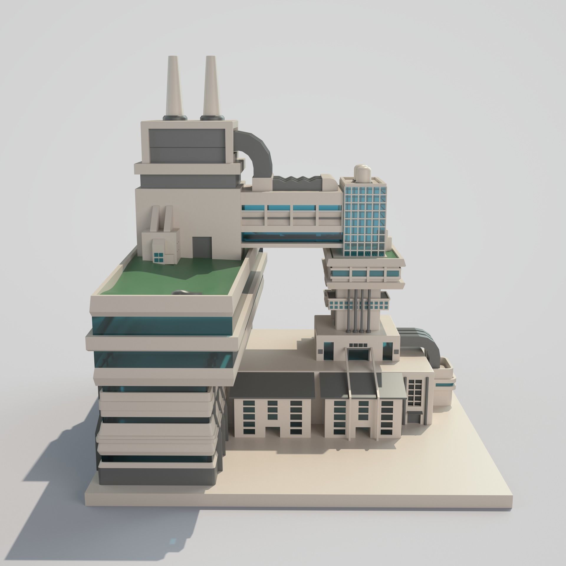 Future city 3D model_2