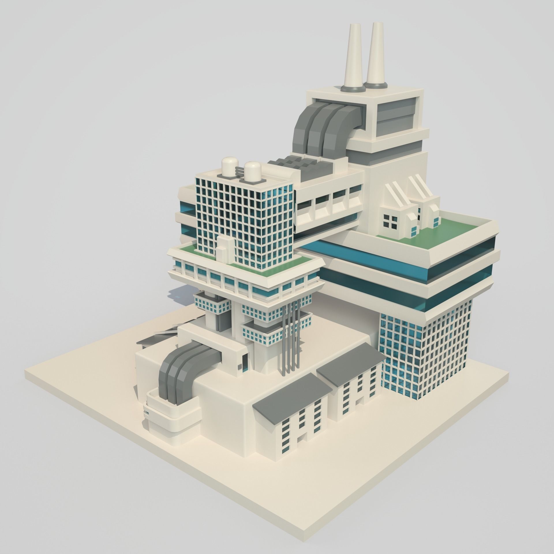 Future city 3D model_1