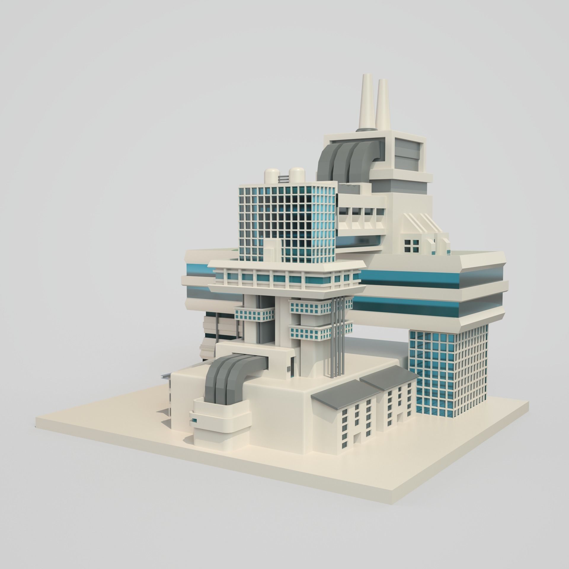 Future city 3D model_5