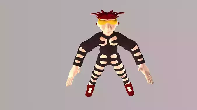 Low-Poly Character Style one