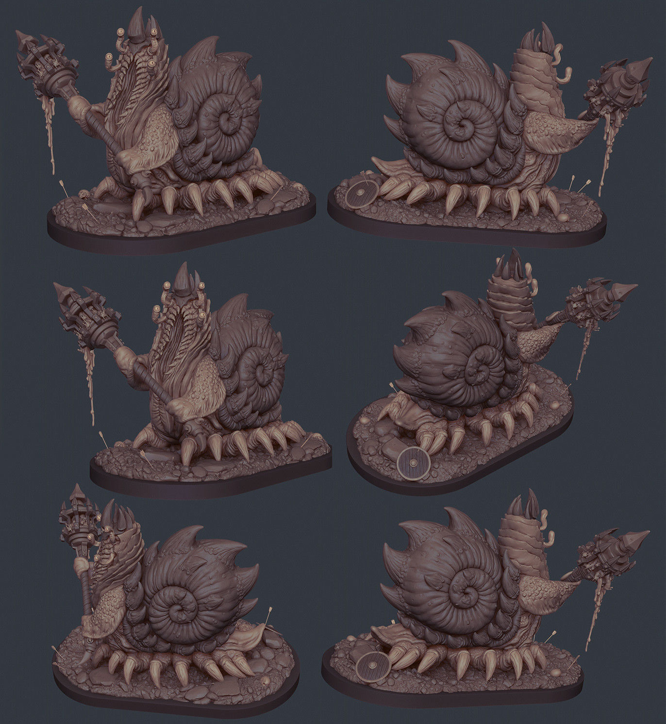 The Battle Snail 3D print model_2