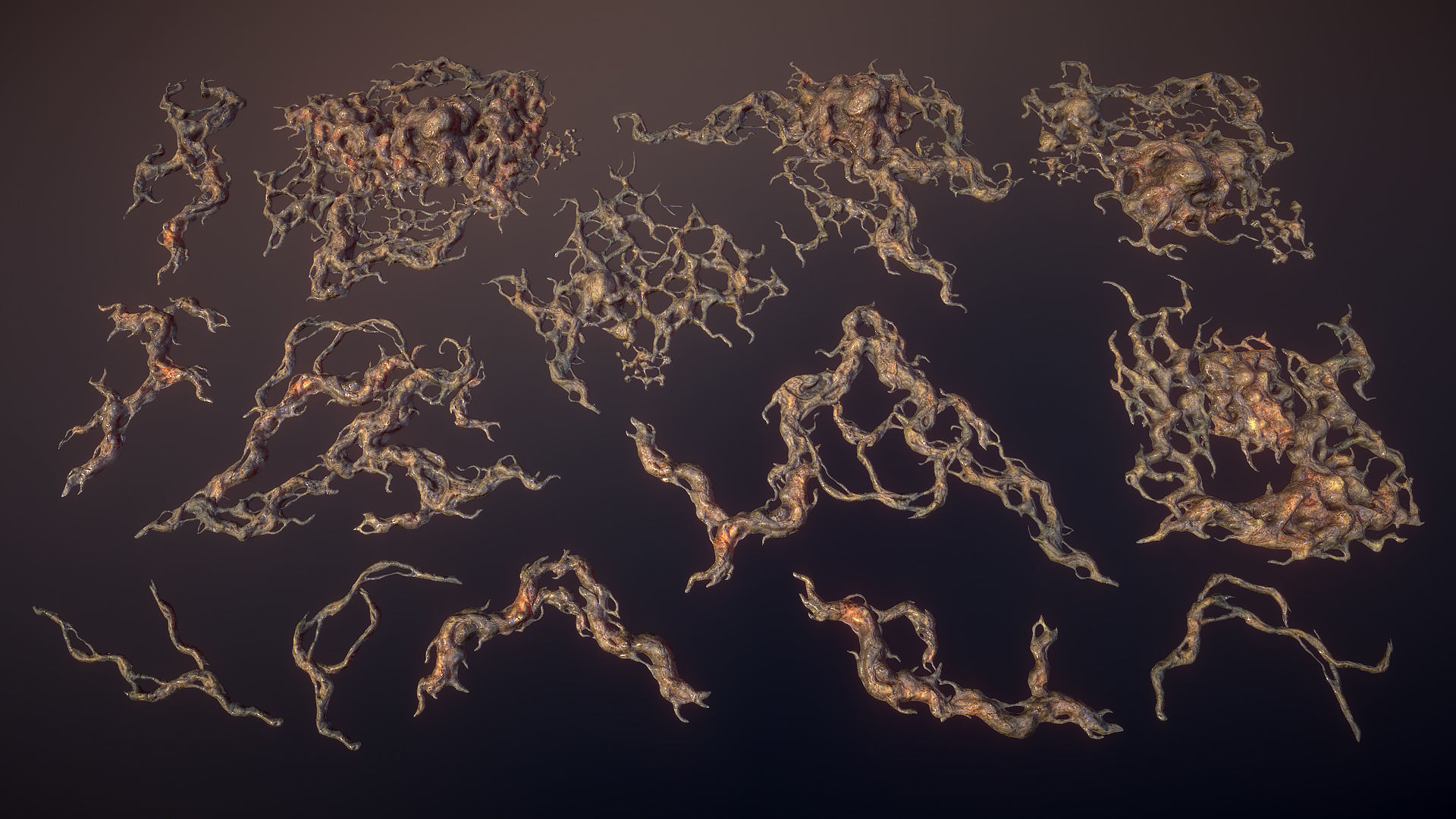 Biomass game ready Low-poly 3D model_8