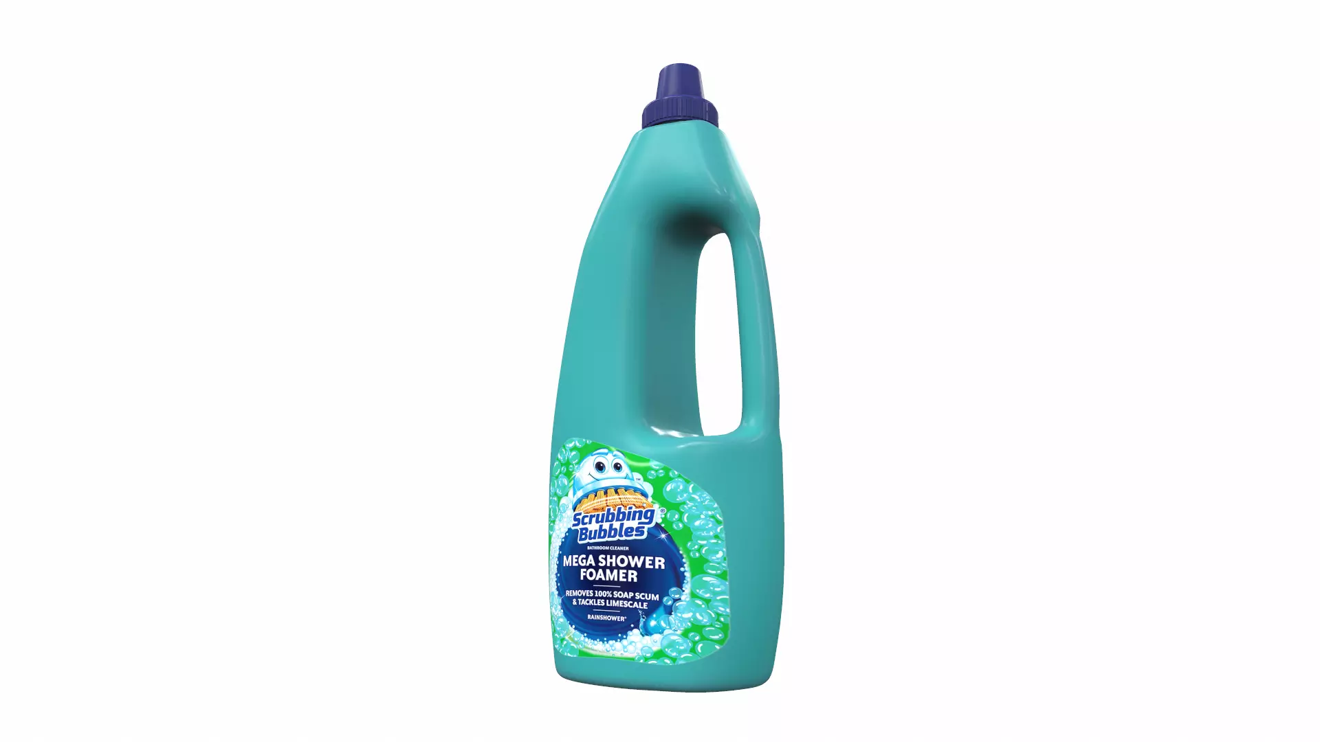 Cleaner bottle bubbles 3D model_0