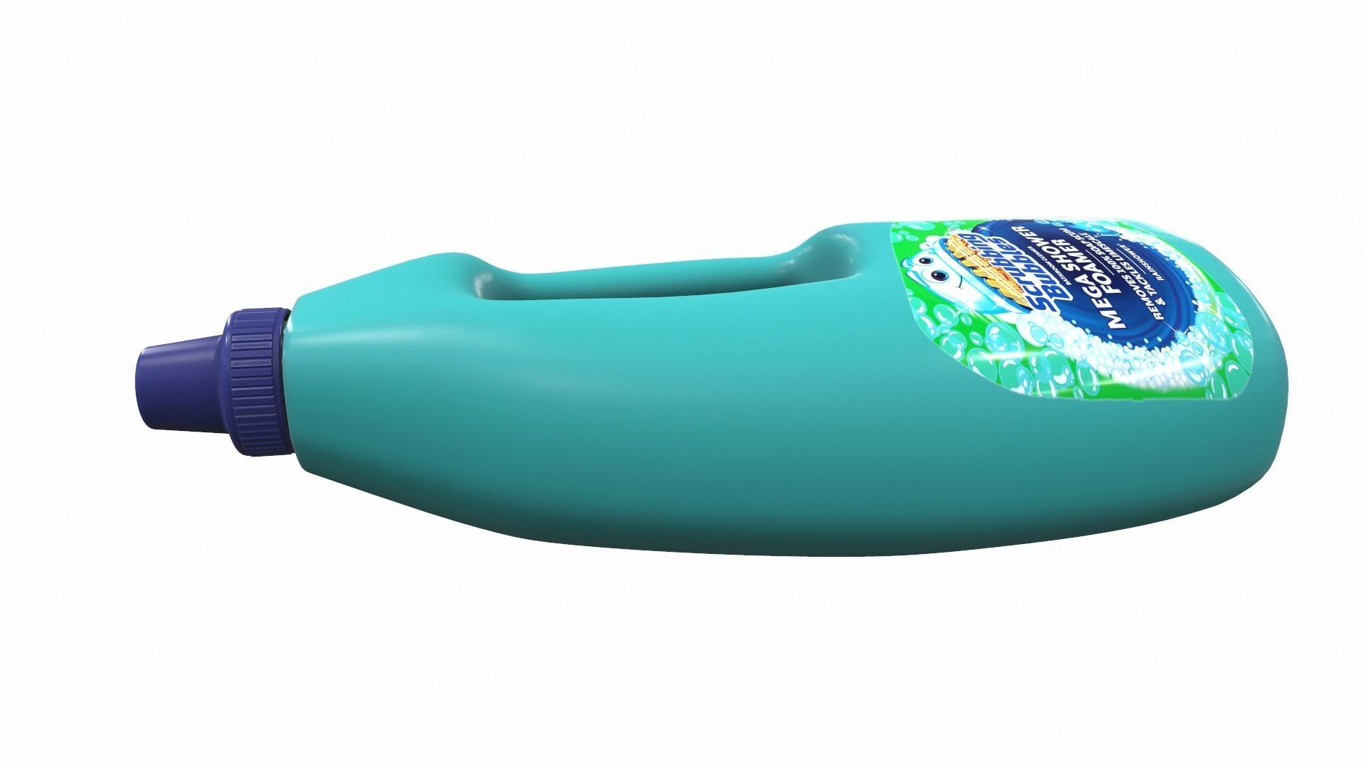 Cleaner bottle bubbles 3D model_8