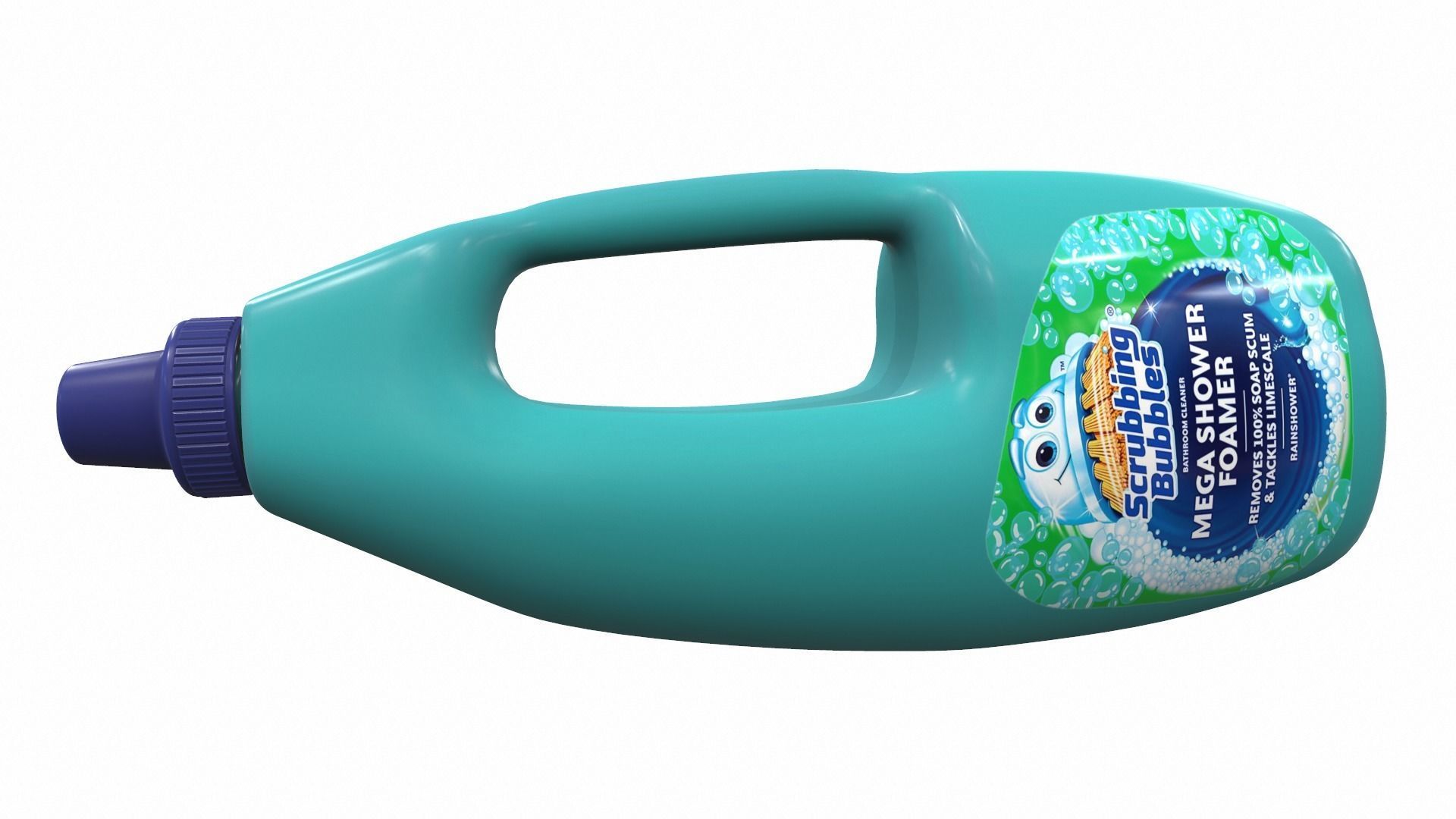 Cleaner bottle bubbles 3D model_7