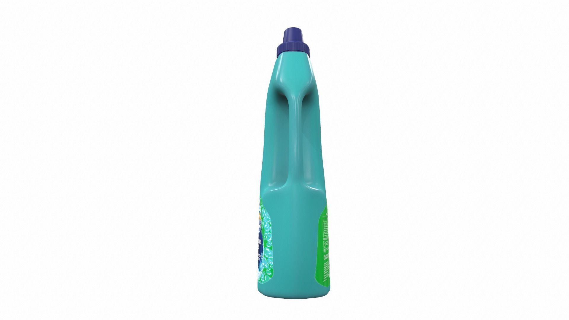 Cleaner bottle bubbles 3D model_4