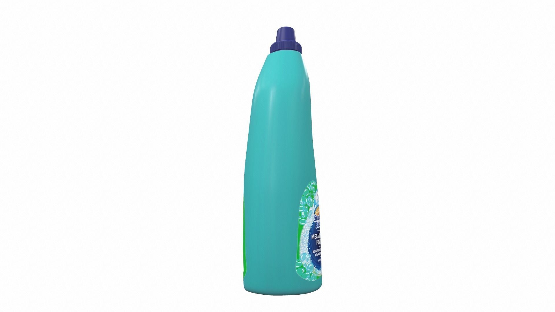 Cleaner bottle bubbles 3D model_2