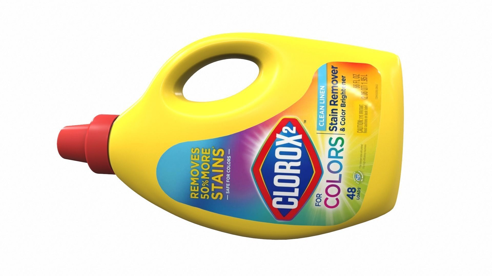 Cleaner bottle clorox 3D model_7
