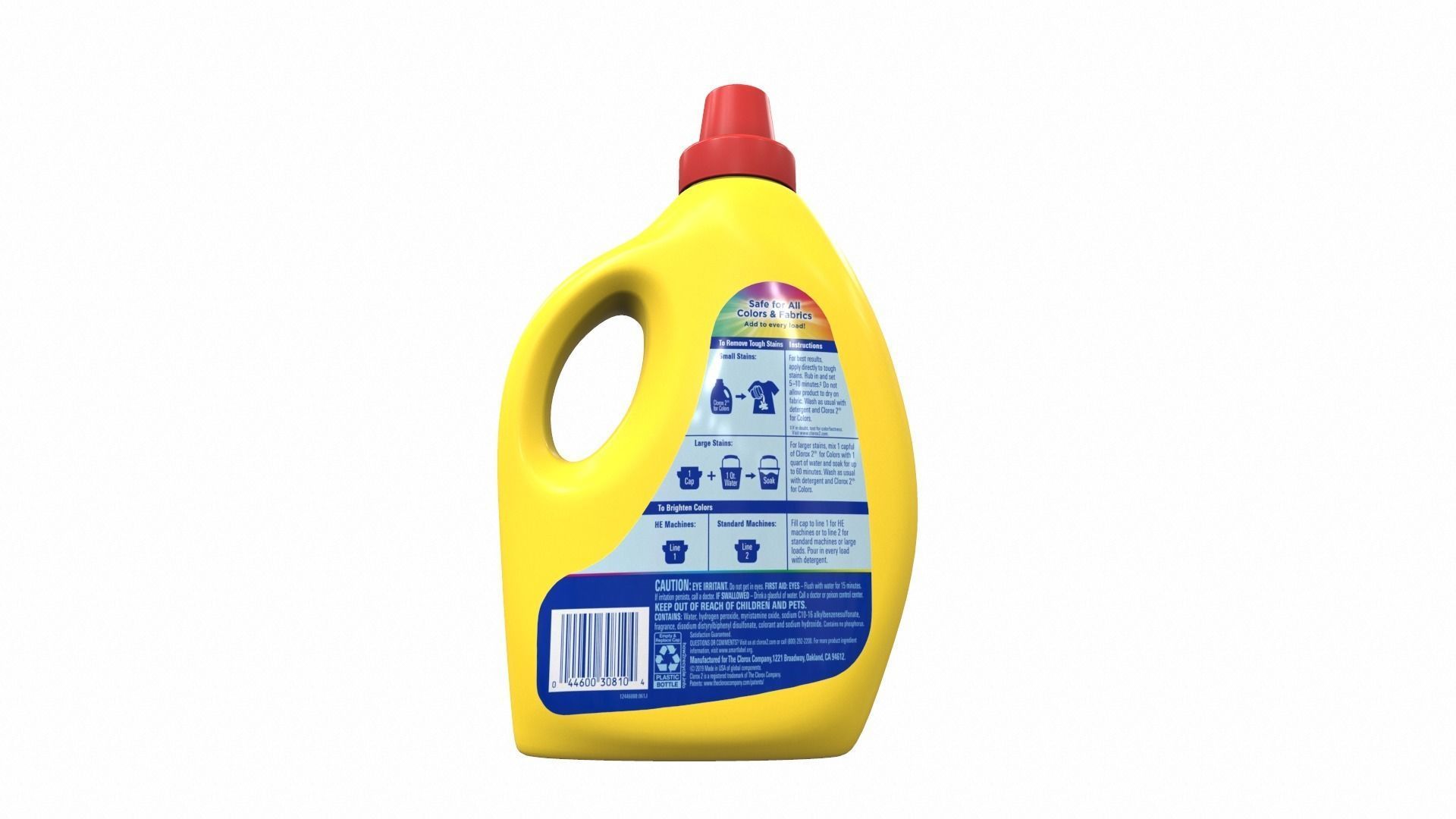 Cleaner bottle clorox 3D model_3